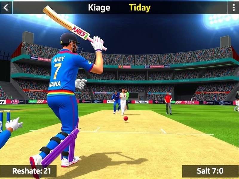 India ODI Cricket Sensation Game Screenshot